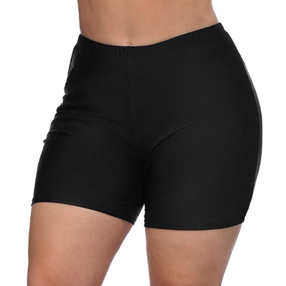 NWOT black swim shorts